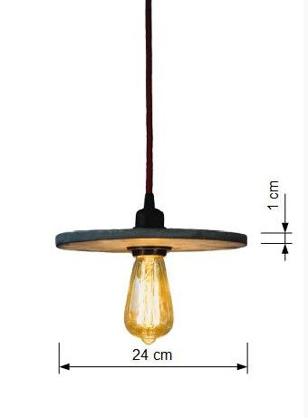 Lampa wisząca betonowa Obostam